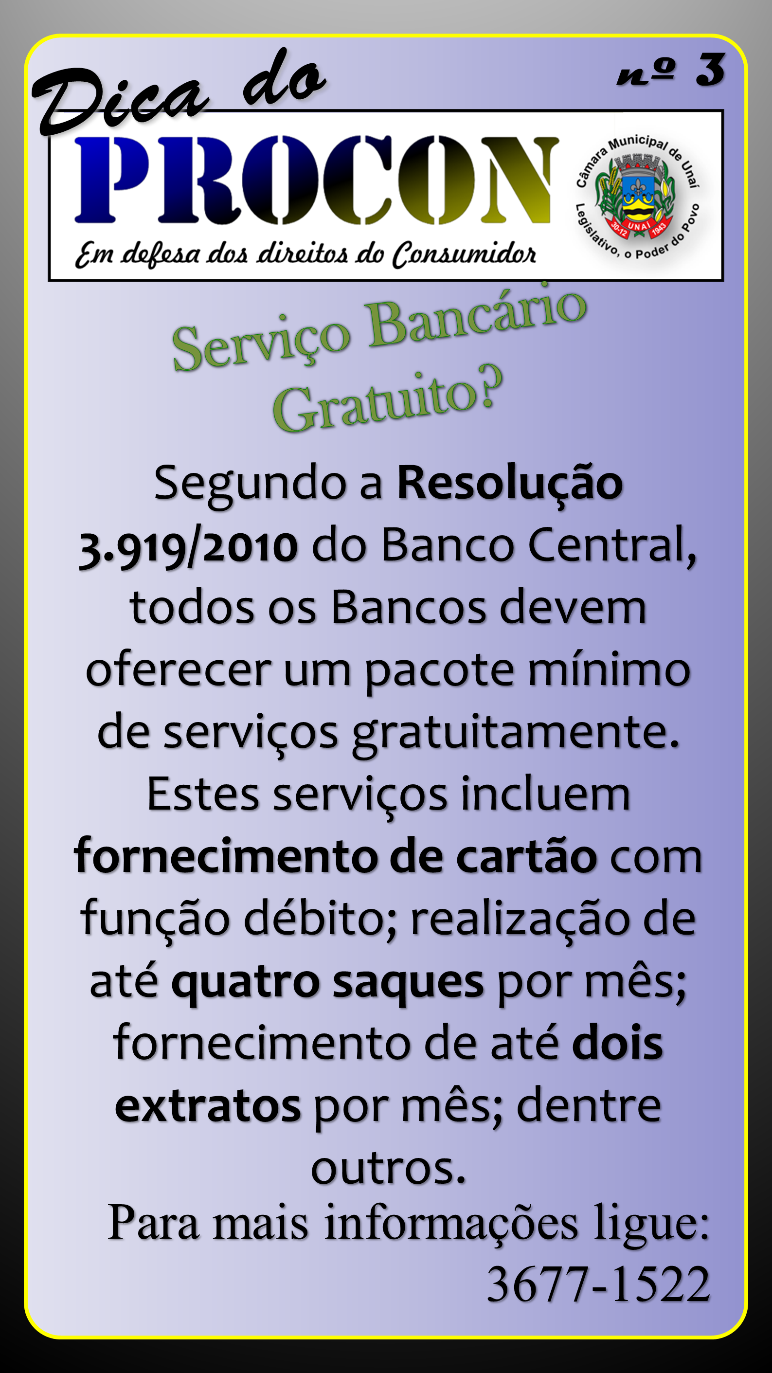 Dica nº 3