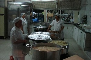 Preparativos para o jantar