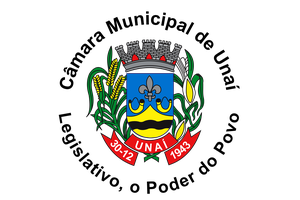 Com a identificação da Câmara Municipal