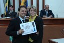 Rotaryano Rogério e sua esposa