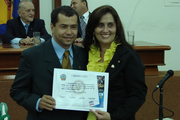 Rotaryano Roney e sua esposa