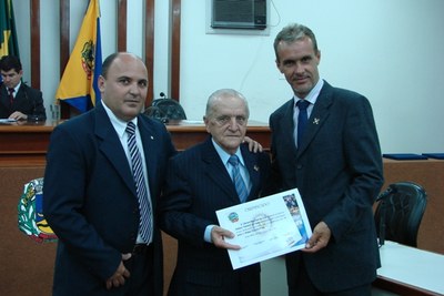Ver. Zé da Estrada, Gov. Ass. Wellson e Pres. José Eustáquio