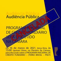 AUDIÊNCIA CANCELADA