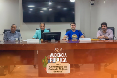 Audiência Pública debate a construção da Casa de Cultura de Unaí