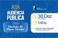 Câmara de Unaí convoca Audiência Pública para discutir a revisão do Plano Diretor