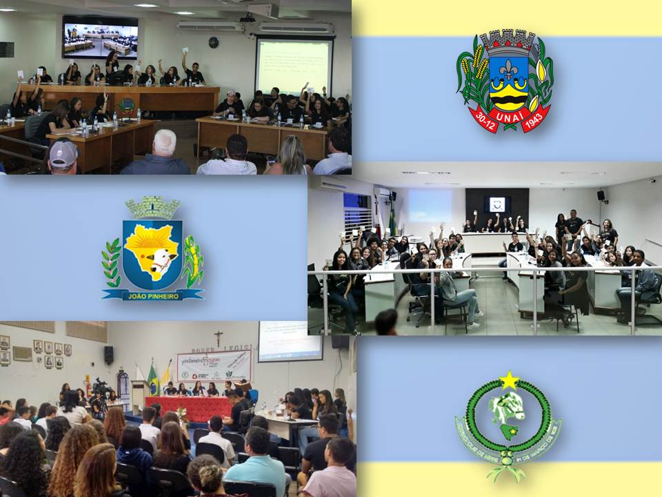 Câmara de Unaí se prepara para a Plenária Regional do Projeto Parlamento Jovem Minas 2017.