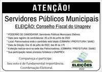 Eleição do Conselho Fiscal do Unaprev