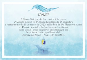 Homenagem aos servidores do SAAE