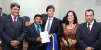 Presidente da Assembléia Legislativa de Minas Gerais, deputado Dinis Pinheiro recebeu título de Cidanania Honorária