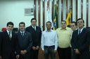 Presidente do Legislativo de João Pinheiro visita Câmara de Unaí