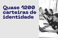 QUASE 1200 CARTEIRAS DE IDENTIDADE