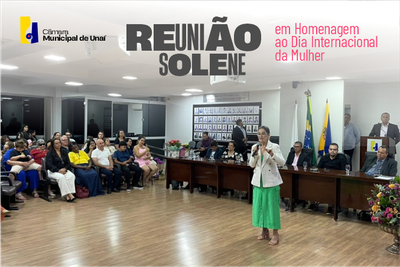 Reunião Solene em homenagem ao Dia Internacional da Mulher