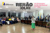 Reunião Solene em homenagem ao Dia Internacional da Mulher