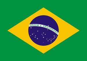 A bandeira nacional do Brasil foi adotada em 19 de novembro de 1889 e segundo recomenda o Decreto de Lei n.º 4 tem por base um retângulo verde com proporções de 07:10 e inscrito a ele um losango amarelo que inscreve um círculo azul atravessado por um dístico branco com as palavras "ORDEM E PROGRESSO" em letras verdes, assim como vinte e sete estrelas de cor branca.