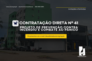 CONTRATAÇÃO DIRETA 41/2025