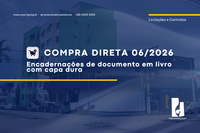 COMPRA DIRETA 06/2026 - ENCADERNAÇÃO DE DOCUMENTOS EM CAPA DURA